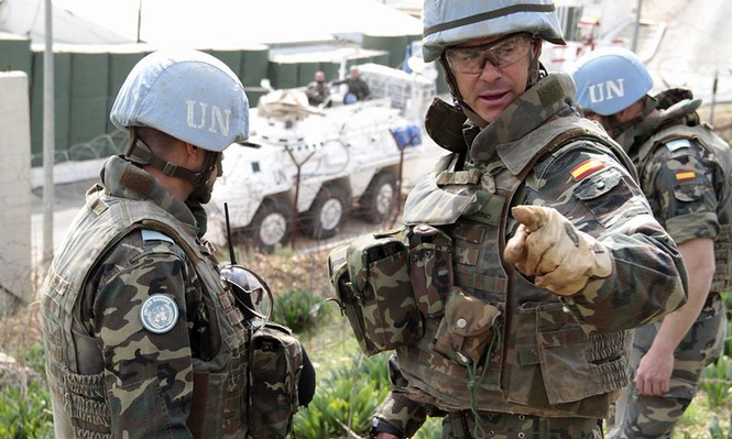 Militares españoles de la Fuerza Interina de Naciones Unidas en Líbano