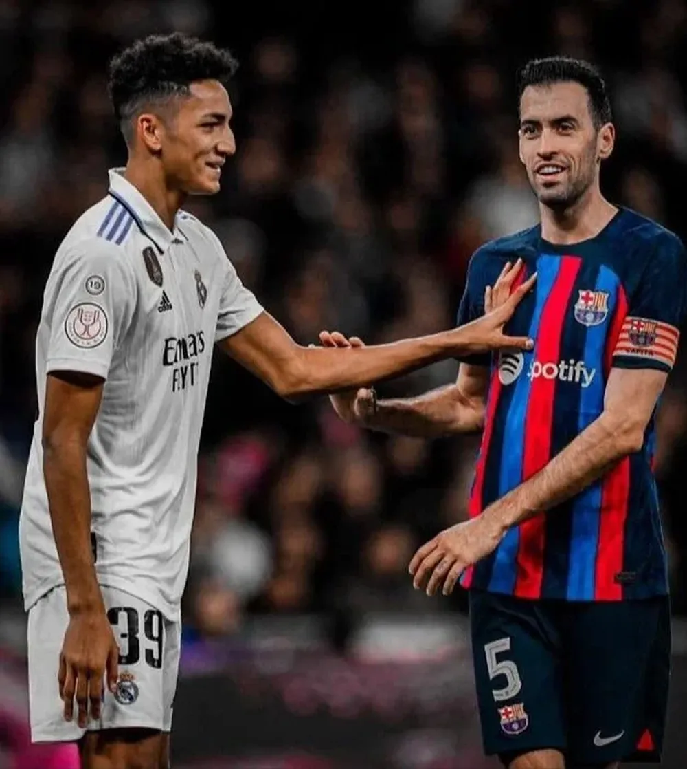 Álvaro Rodríguez y Sergio Busquets