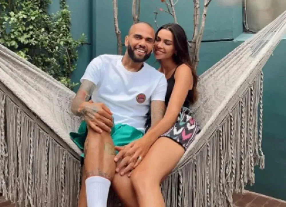 Dani Alves y su esposa Joana Sanz