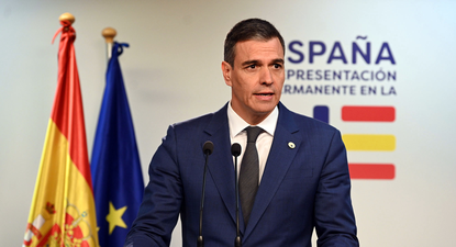 El presidente del Gobierno español, Pedro Sánchez.