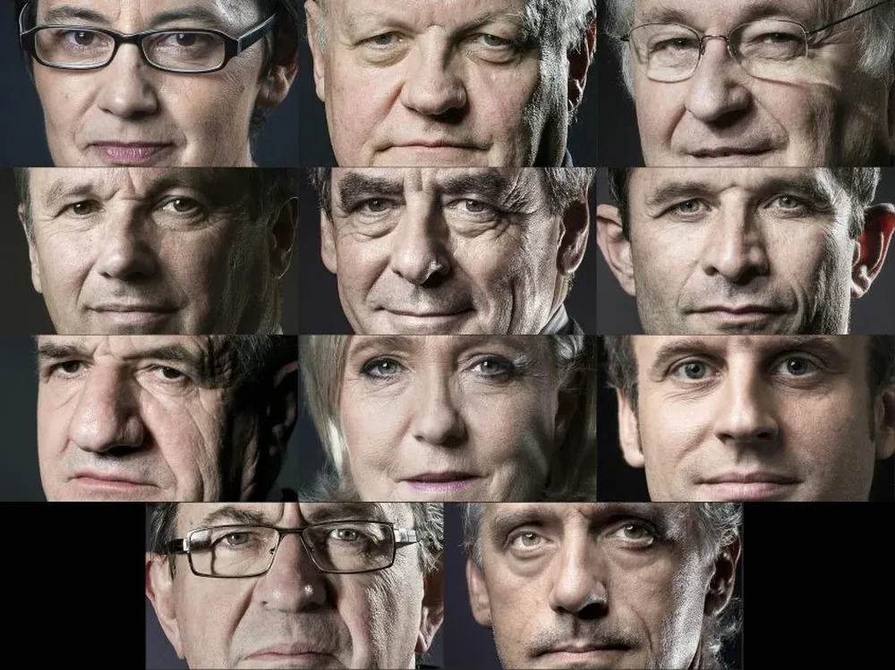 Los once candidatos a la presidencia en Francia