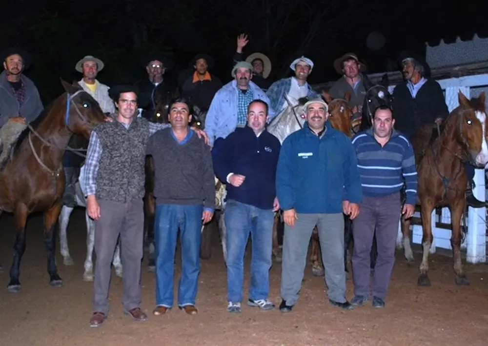 El equipo de Valdez y Cía que trabajó en la feria