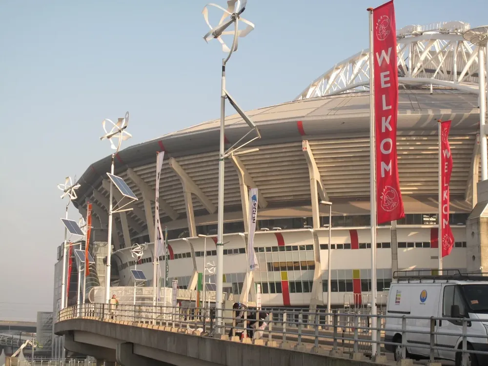 El estadio del Ajax, en las afueras de Ámsterdam, incorporó productos de Home Energy