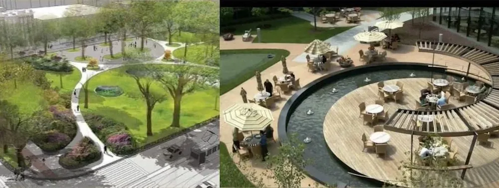 Render del hotel cinco estrellas.