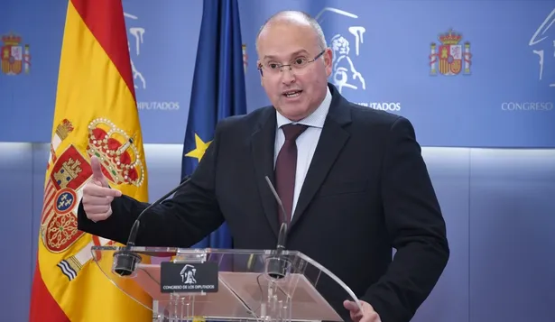 El portavoz del PP en el Congreso, Miguel Tellado.