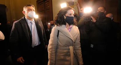 El director de OPP, Isaac Alfie, y la ministra de Economía, Azucena Arbeleche
