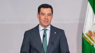 El presidente de la Junta de Andalucía, Juanma Moreno