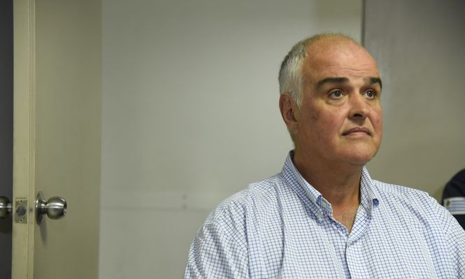 Gustavo Penadés en una de las audiencias por su caso. Archivo