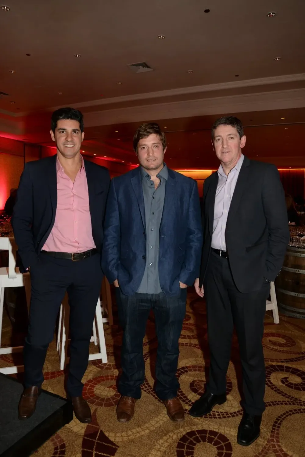 Javier Azcurra, Santiago Deicas y Álvaro Elola