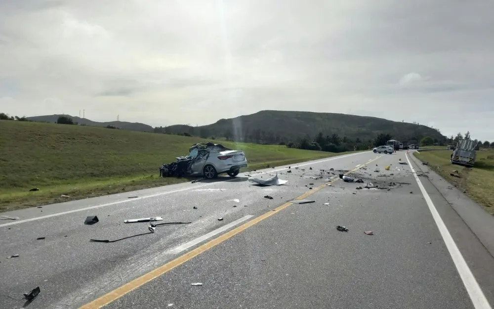 El accidente ocurrió en el kilómetro 110 de la ruta 8