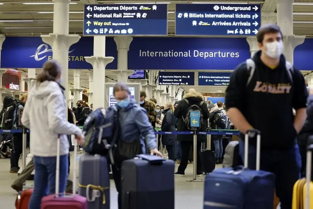 Estación internacional de trenes en Londres