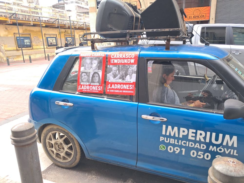 Autoparlante damnificados de Conexión Ganadera