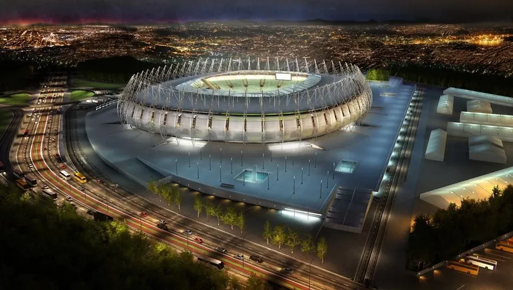 Estadio Castelao de Fortaleza diseñado por el uruguayo Héctor Vigliecca