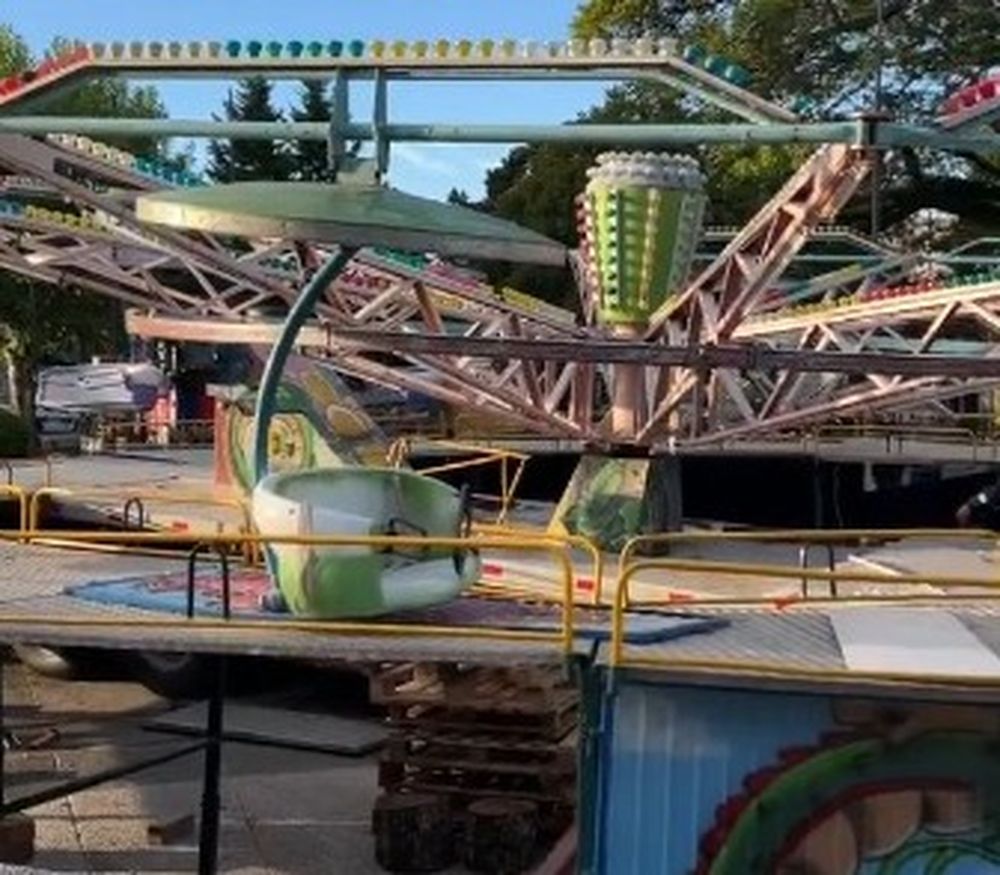 Parque de diversiones de Melo donde murió un hombre aplastado por un hierro