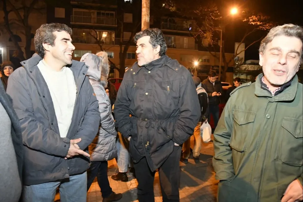 Andrade en la ocupación del IPA.