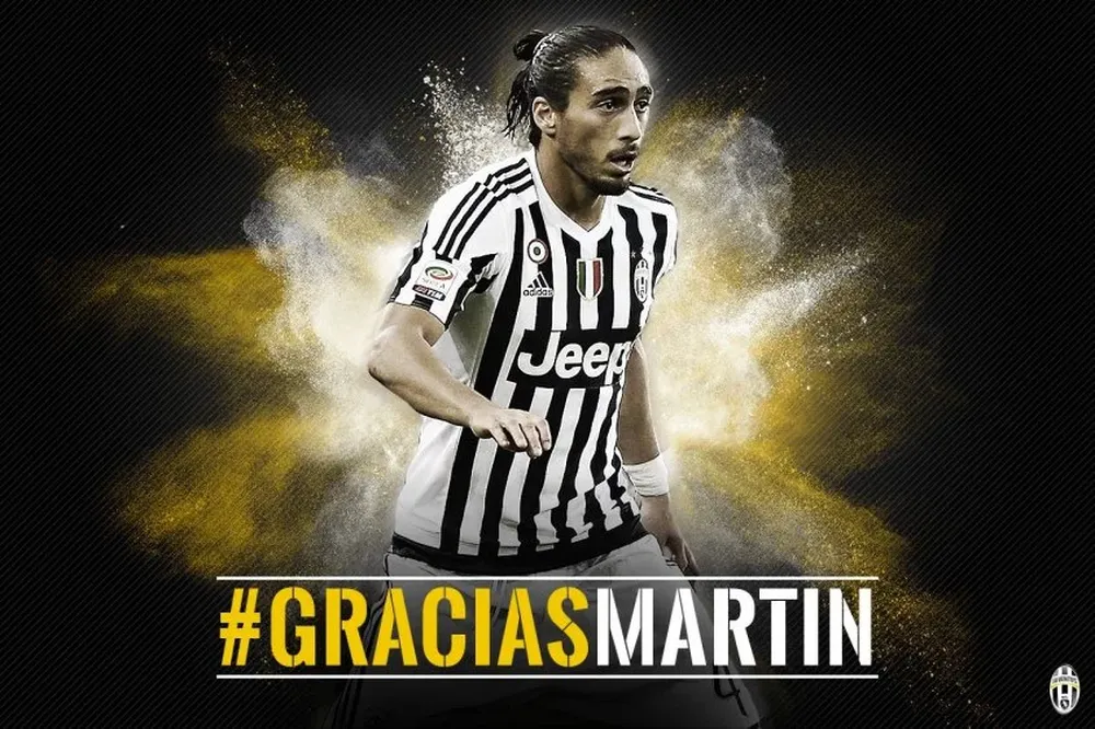 Juventus saludó a Cáceres