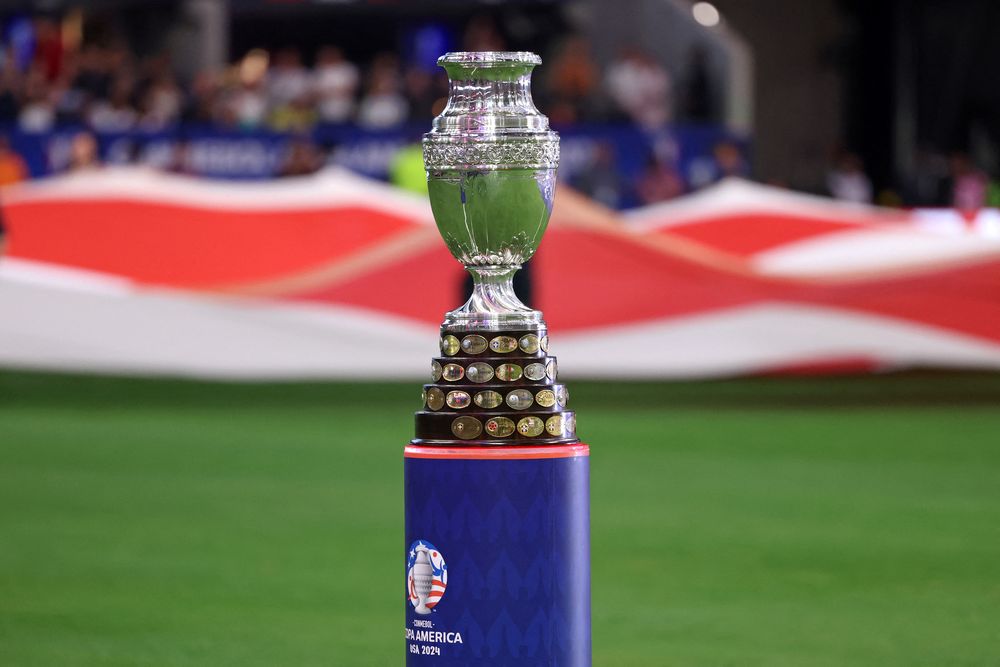 El trofeo de la Copa América