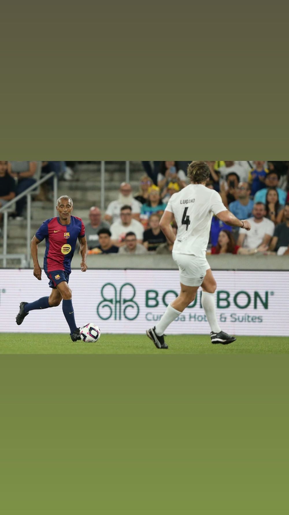 Romario y Diego Lugano