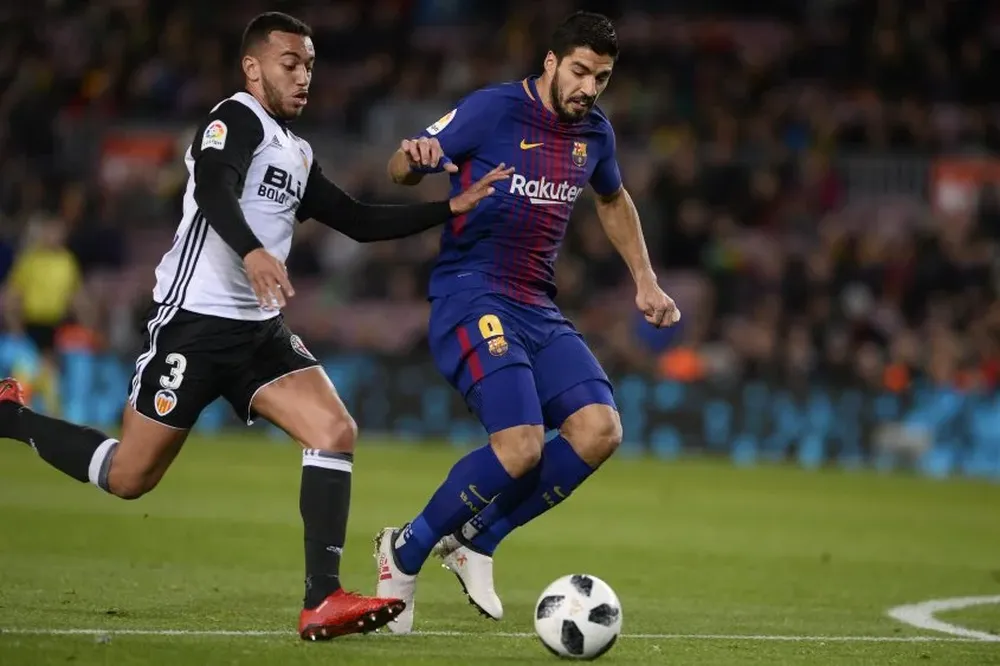 Ruben Vezo y Luis Suárez