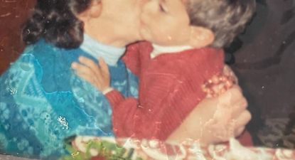 Juan Ignacio Silva junto a su abuela&nbsp;