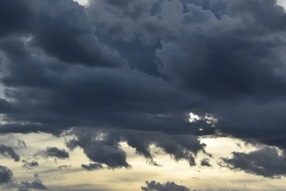 El cielo, esta mañana en Soriano.
