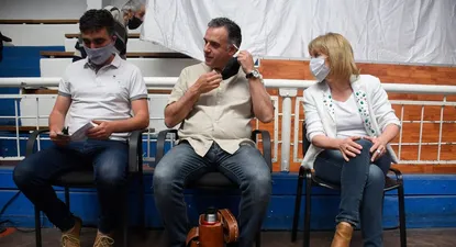 Archivo, los tres intendentes del Frente Amplio
