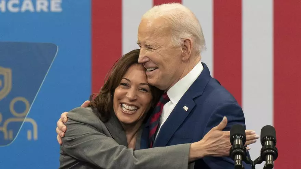 El presidente de EEUU, Joe Biden, y la vice Kamala Harris.