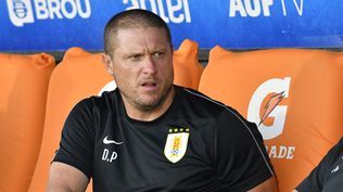 Diego Pérez, asistente técnico en la selección sub 20 de Uruguay