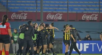 Así festejó Peñarol su gol