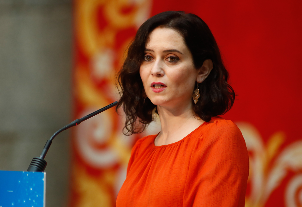 La presidenta de la Comunidad de Madrid, Isabel Díaz Ayuso.