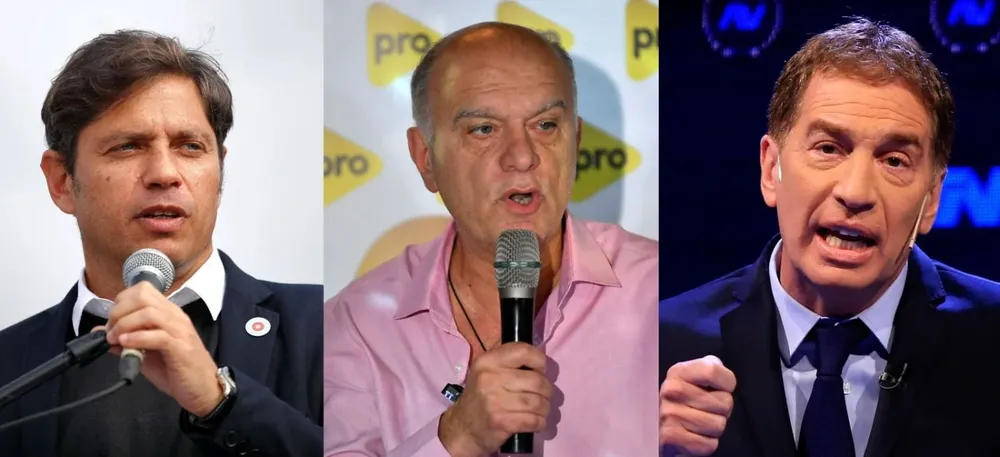 Kicillof, Grindetti y Santilli