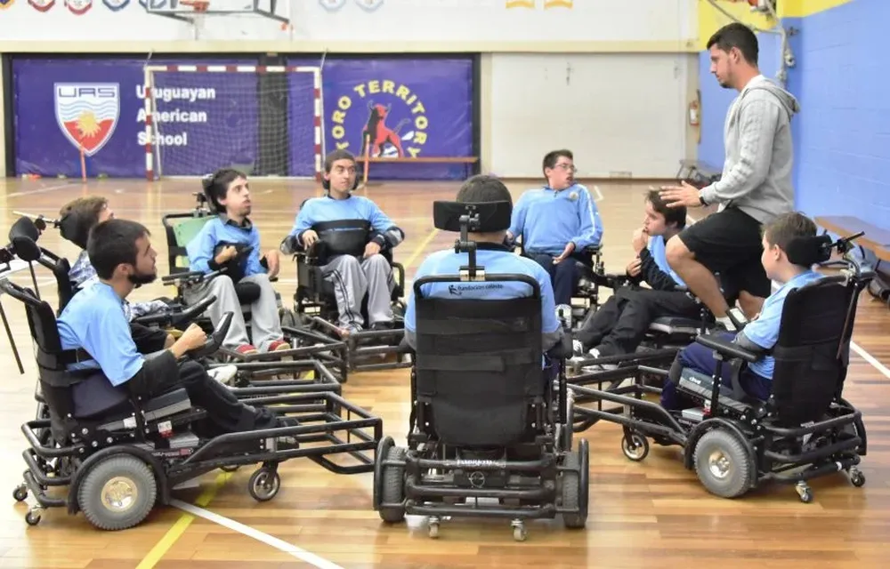 El powerchair football es una de las disciplinas que actualmente se desarrolla en Fundación Oportunidad