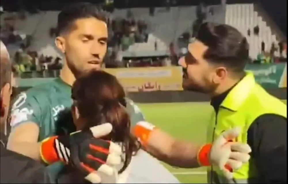 El momento del abrazo