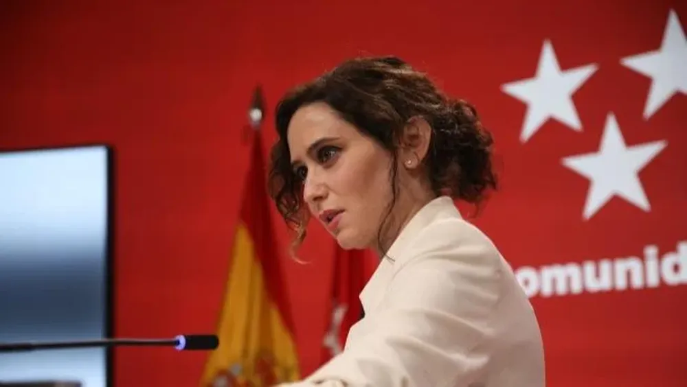 La presidenta de la Comunidad de Madrid, Isabel Díaz Ayuso