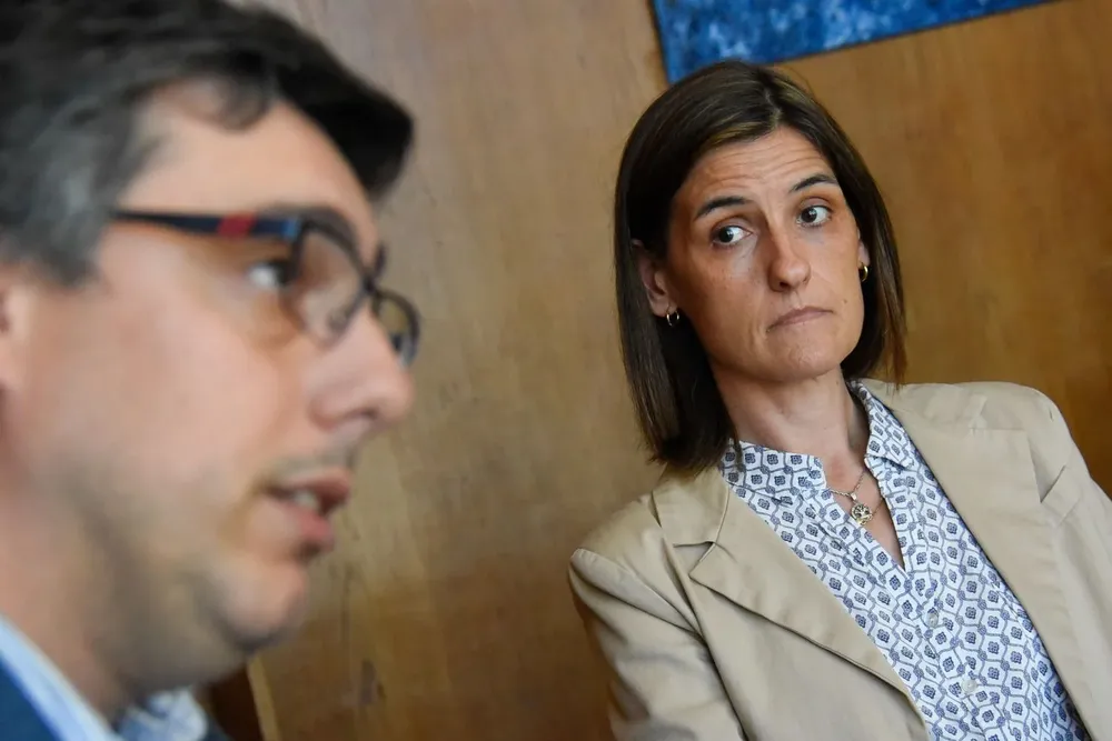 Nicolás Scarela y Florencia Krall, del Sistema de Cuidados