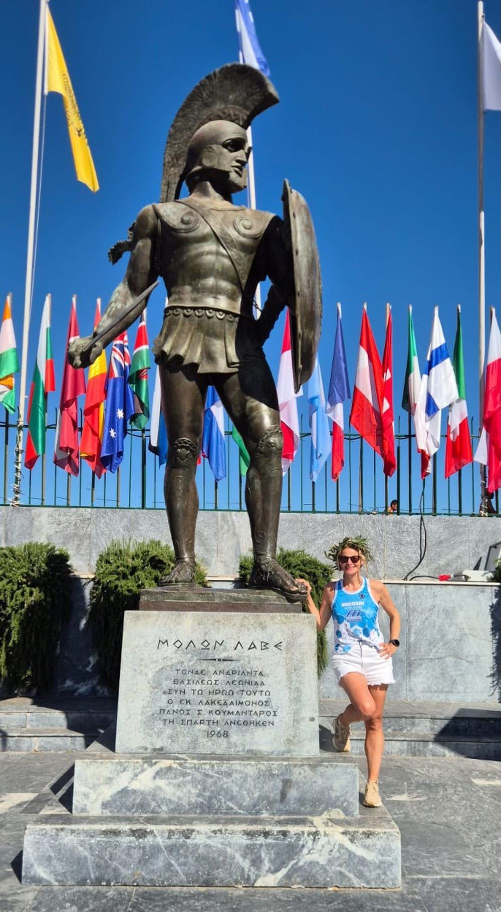 Karen Goicoechea en la Spartathlon 2026