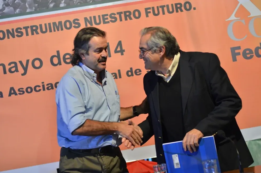 Carlos María Uriarte y Enzo Benech, en San José
