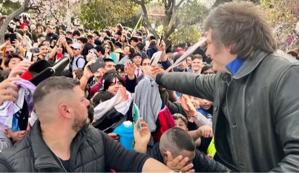 Milei en Bahía Blanca