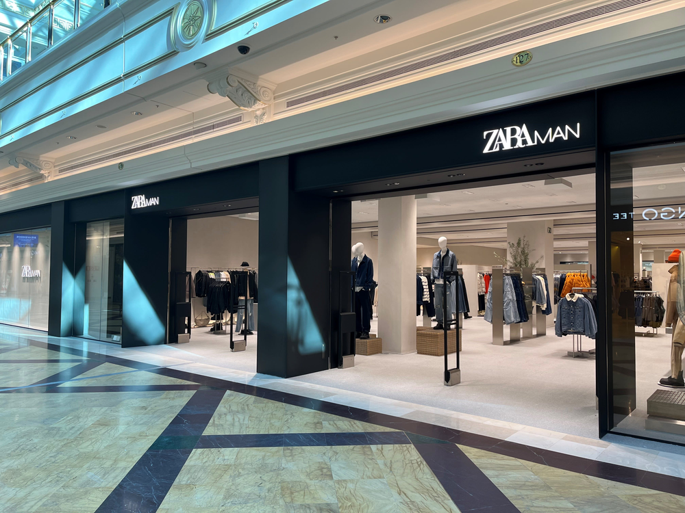 Local de Zara Man, en un centro comercial de Madrid.