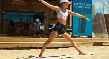 Yoga en el parador de El Observador