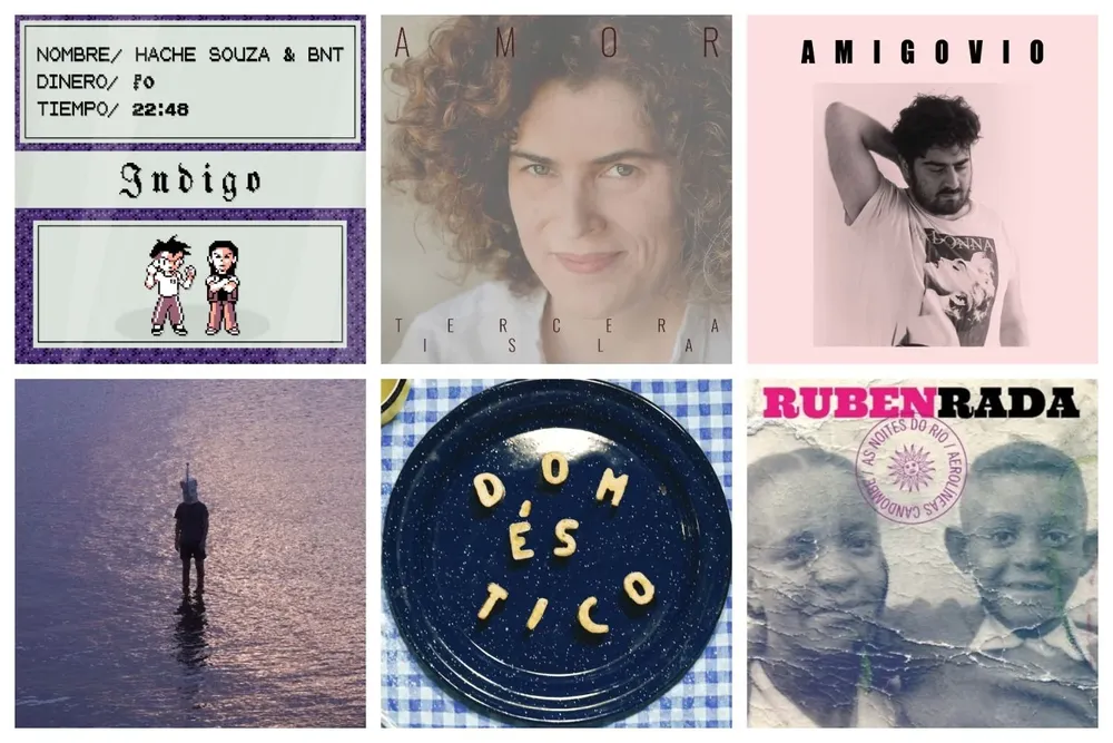 Las portadas de los seis discos recomendados que fueron lanzados en las últimas semanas