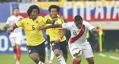 Colombia derrotó a Perú 2-0