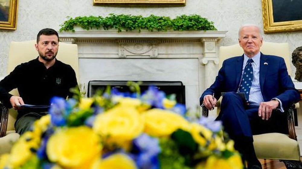 Volodymyr Zelensky (izquierda) y Joe Biden dijeron que se centrarían en el "plan de victoria" de Ucrania en sus conversaciones en la Casa Blanca.