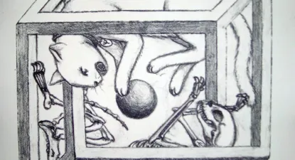 ¿hasta que punto el gato de schrodinger esta vivo y muerto?