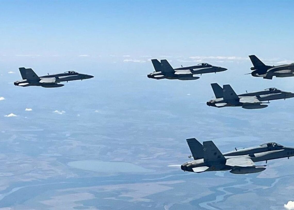 Cazas F18 españoles