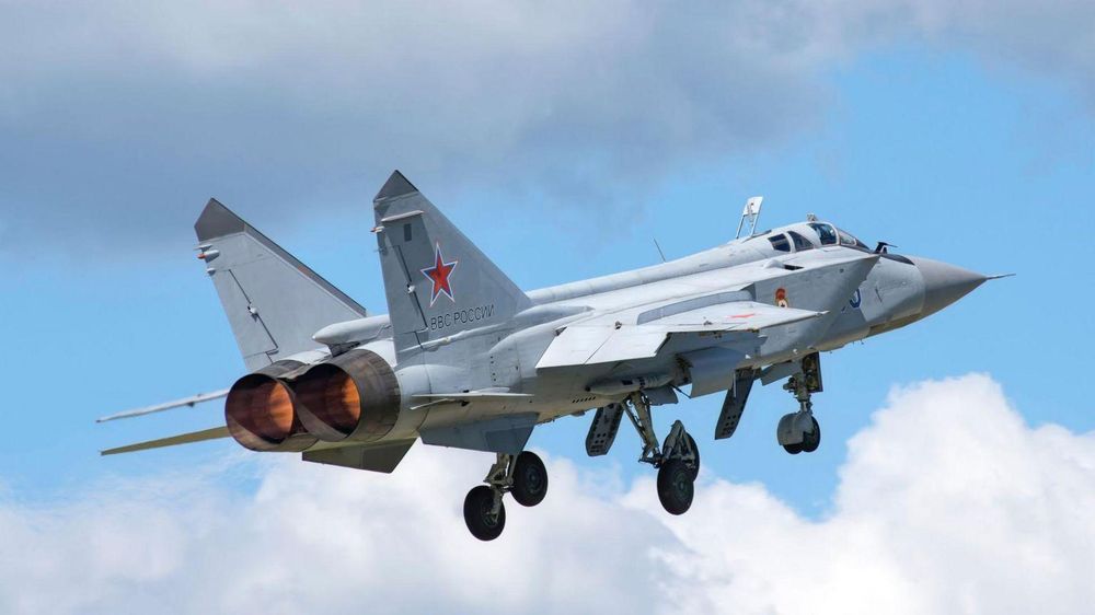 Un caza MiG-31 ruso, en una imagen de archivo.