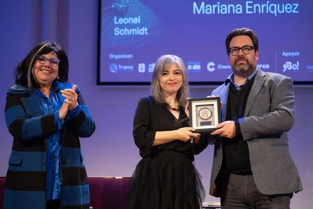 María Inés Obaldía, Mariana Enriquez y Mauricio Zunino