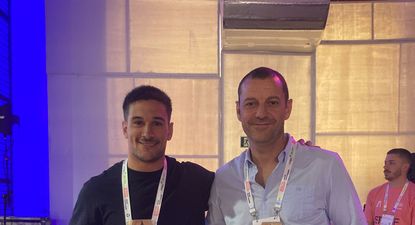 Juan Manuel Cat (cofundador de TecsPal) y Nicolás Galmarini (cofundador de Nanogrow Botech)