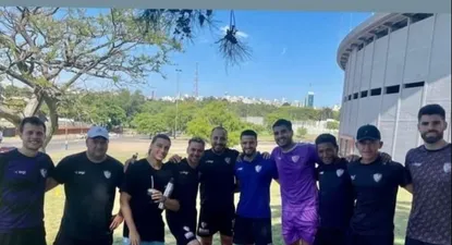 El mensaje de Fabián Estoyanoff para Agustín Canobbio en su visita a la práctica de Fénix