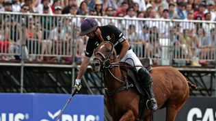 Facundo Pieres, jugador de Ellerstina, equipo fundado por su padre Gonzalo Pieres.